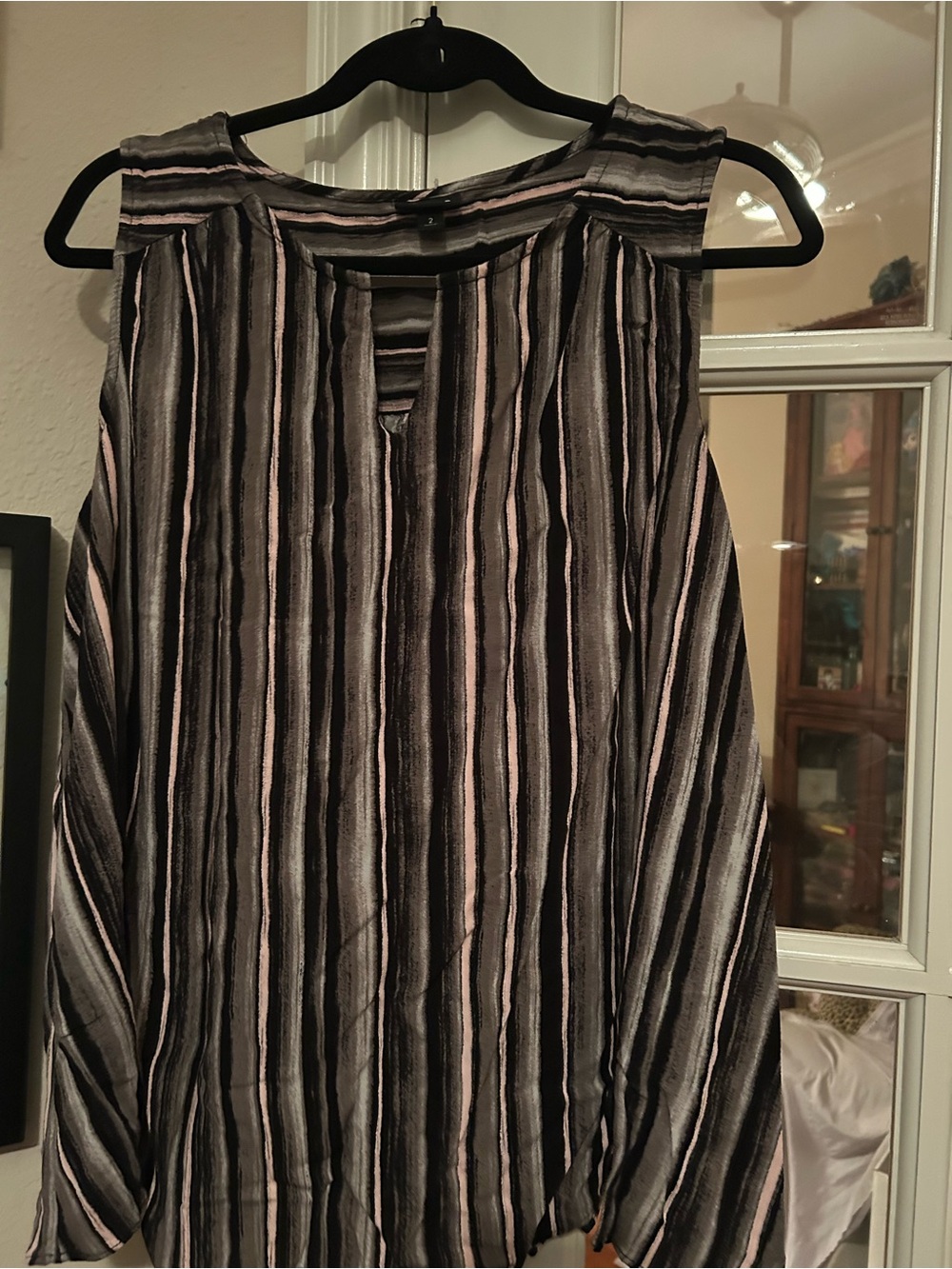 Sleeveless Vertical Stripe Women’s Skirt - Black and Pink torrid